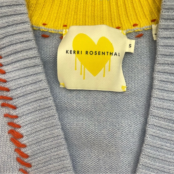 Kerri Rosenthal Cashmere flower sweater - Picture 2 of 4